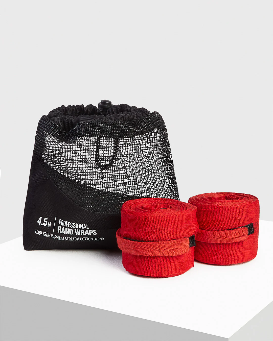 4.5m BOXRAW Hand Wraps - Red - Image 3
