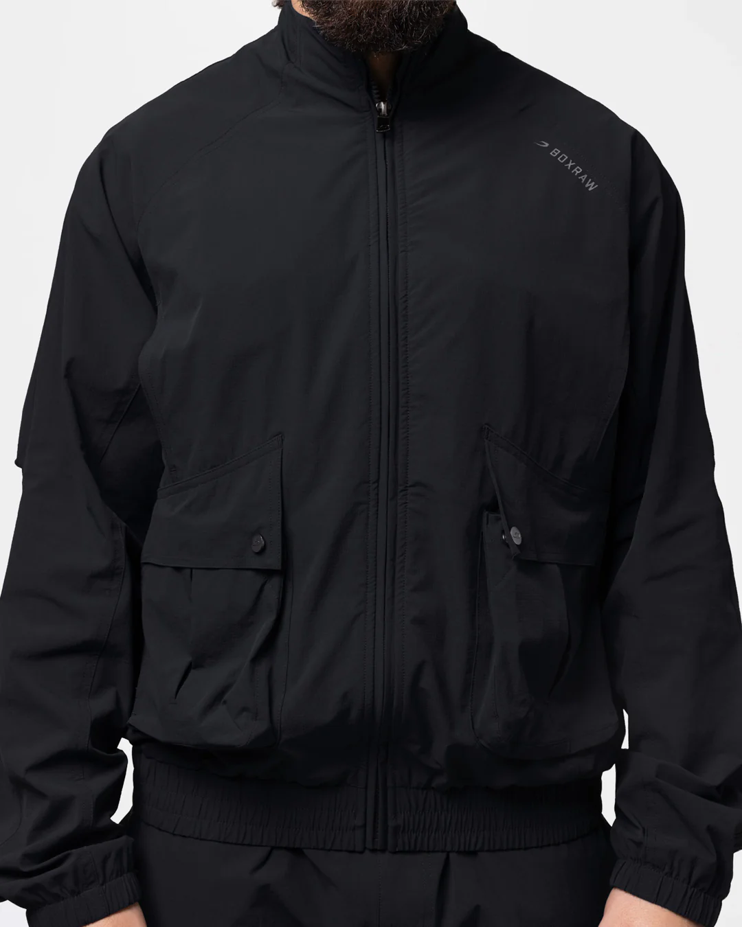 Benton Cargo Jacket - Black - Image 7