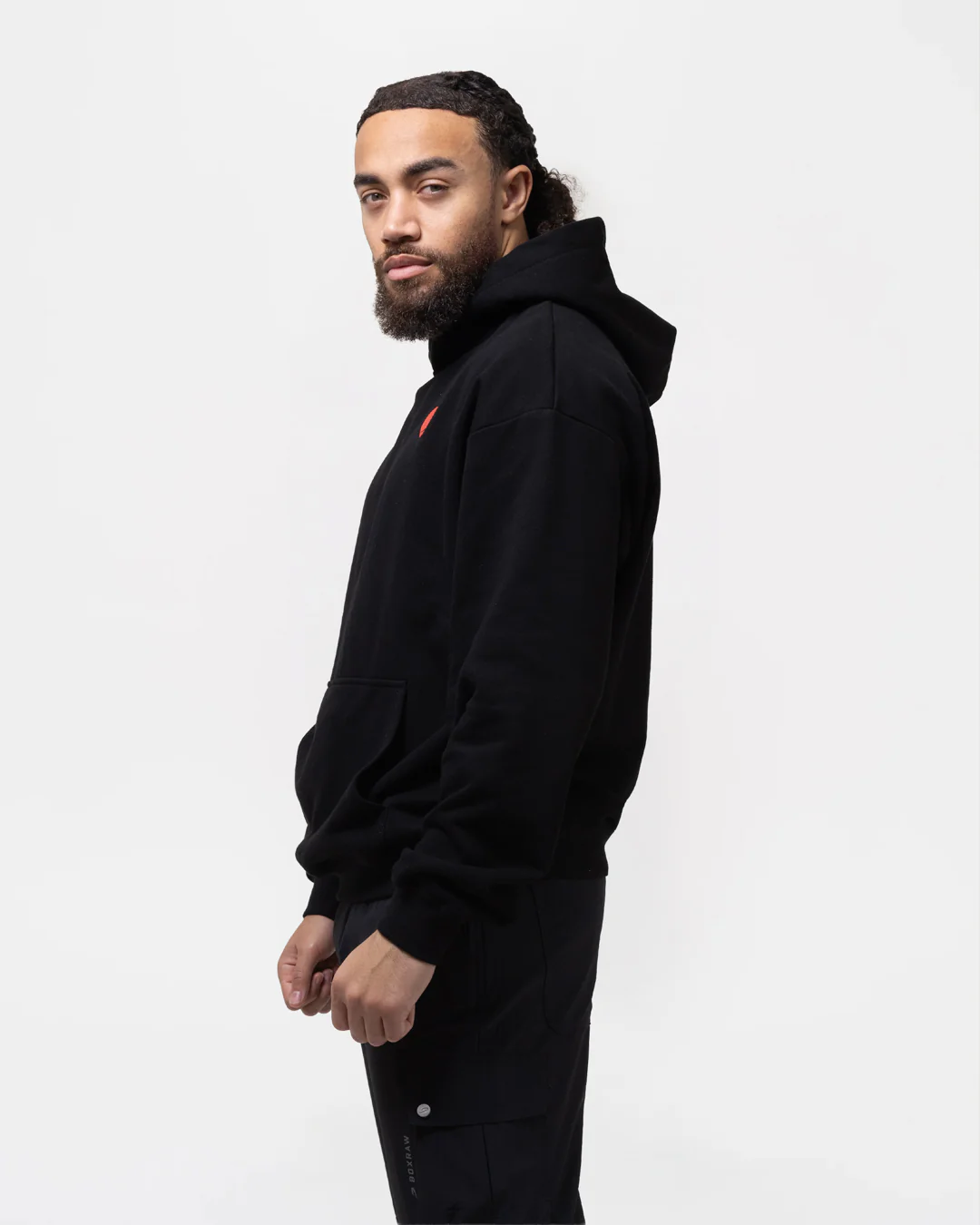 Boxing is Love Oversized Hoodie - Black - Image 5