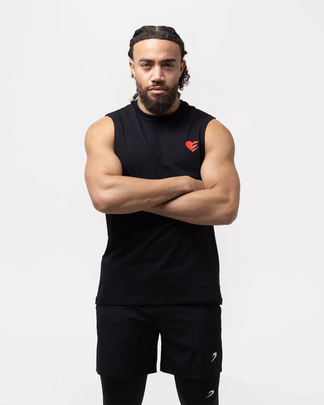 Boxing is Love Oversized Muscle Tank - Black - Image 4