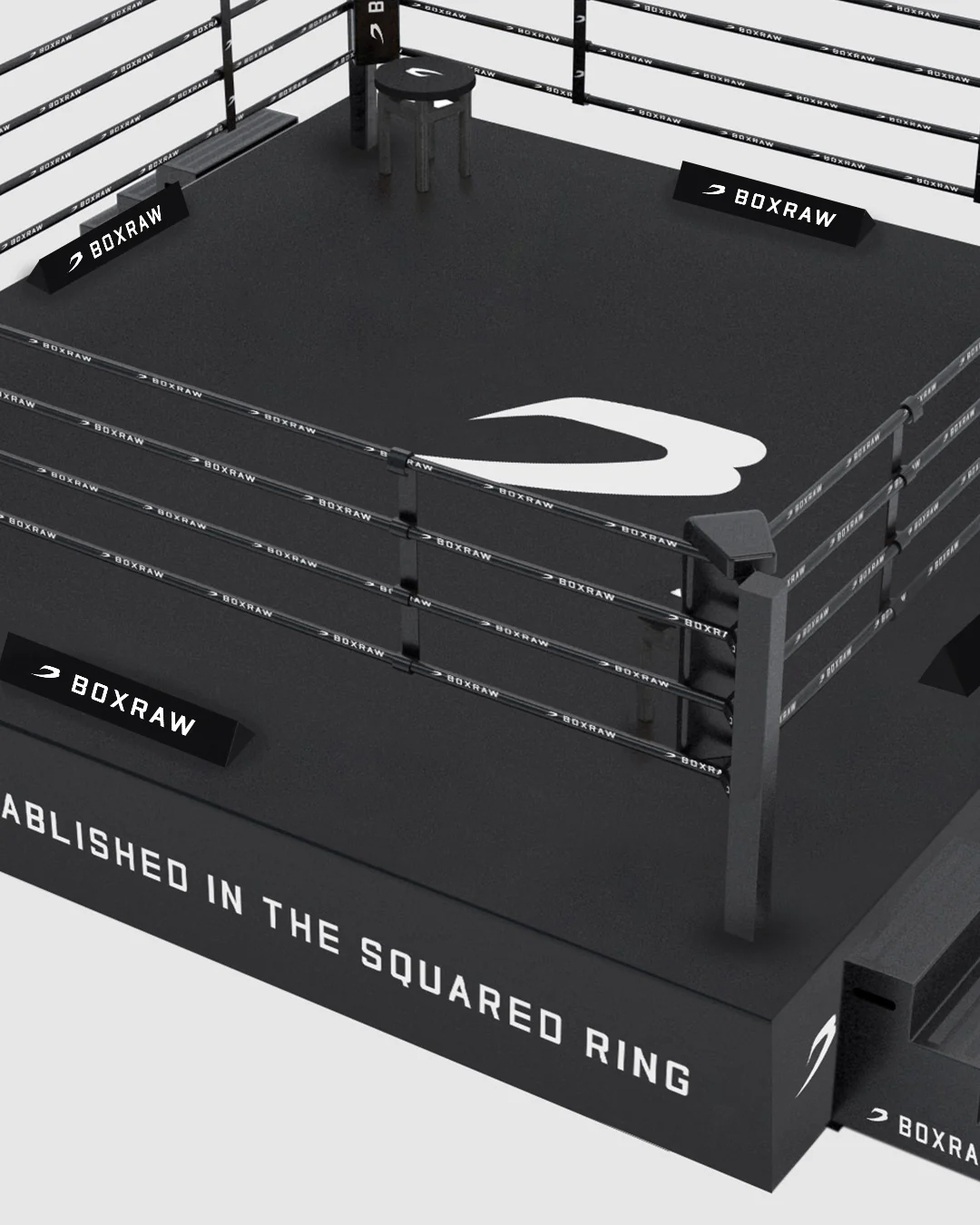 BOXRAW Boxing Ring Toblerone - Black/Classic - Image 4