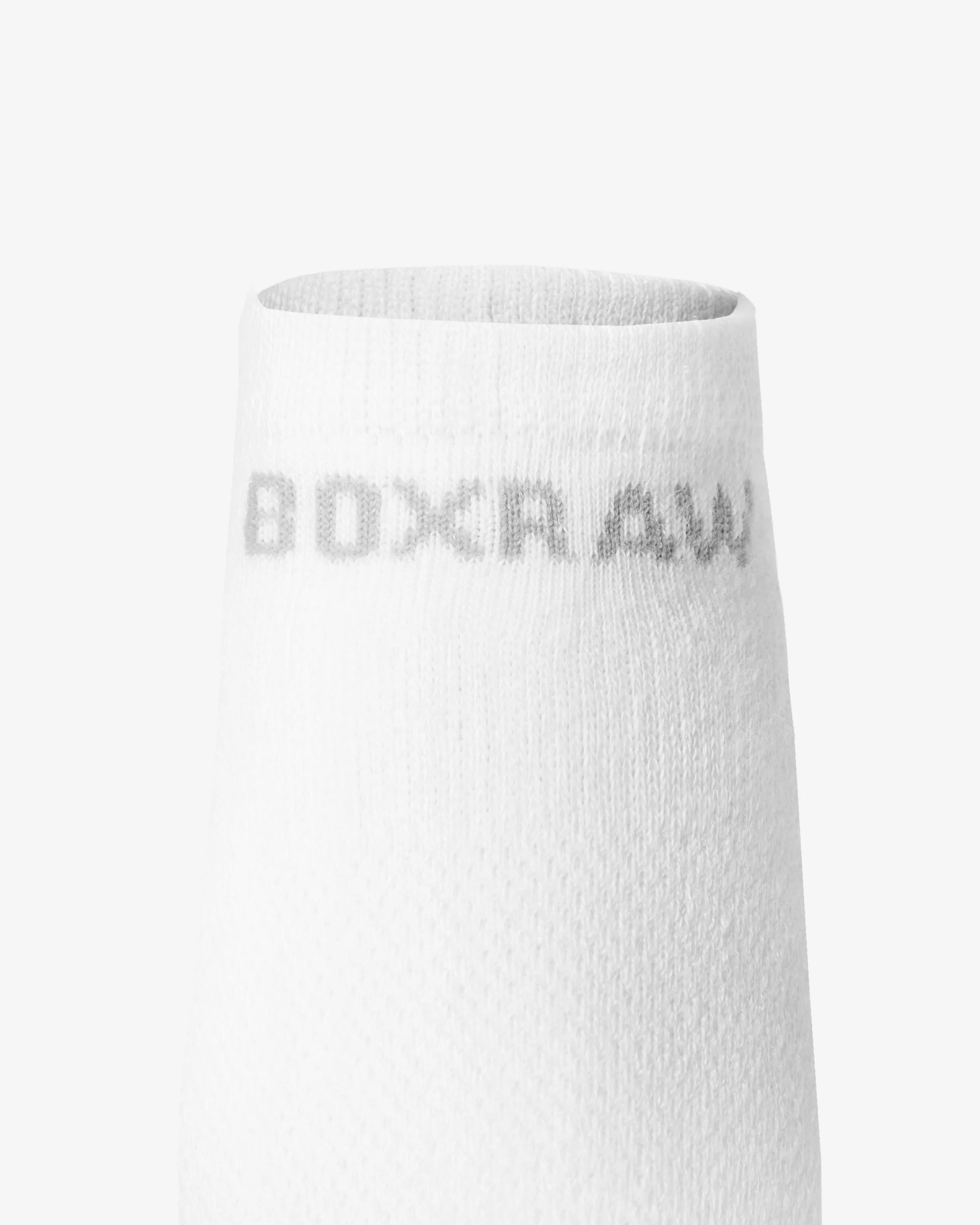 BOXRAW Trainer Socks (3 Pairs) - White - Image 4