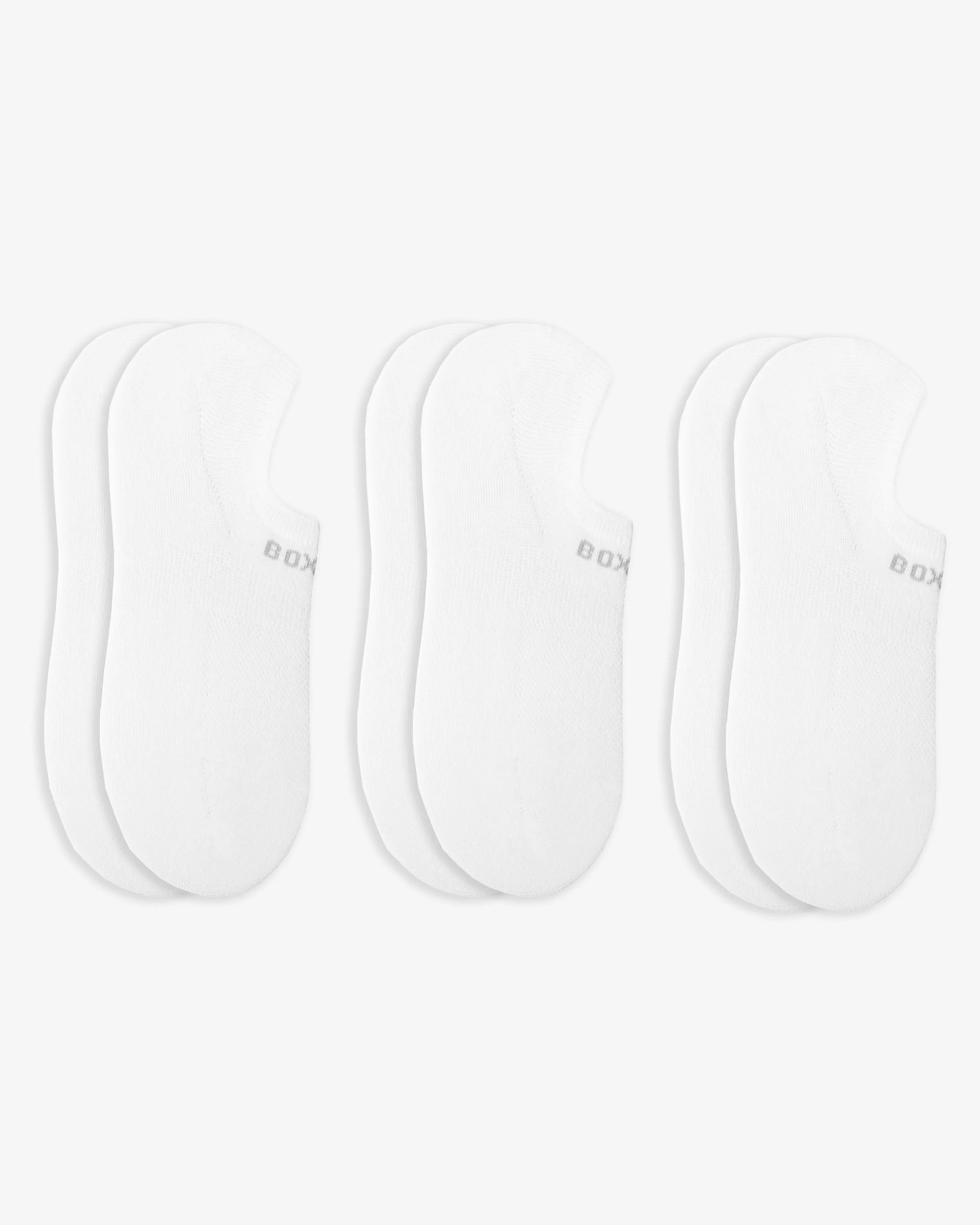 BOXRAW Trainer Socks (3 Pairs) - White - Image 5