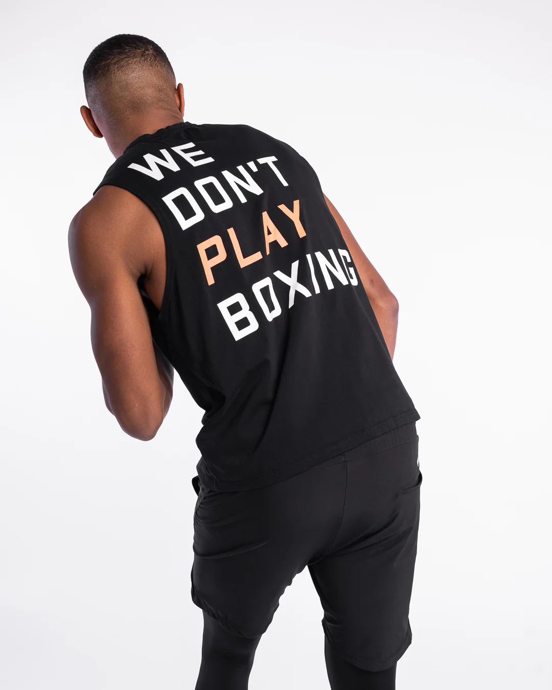 We Don't Play Boxing Muscle Tank - Black - Image 6