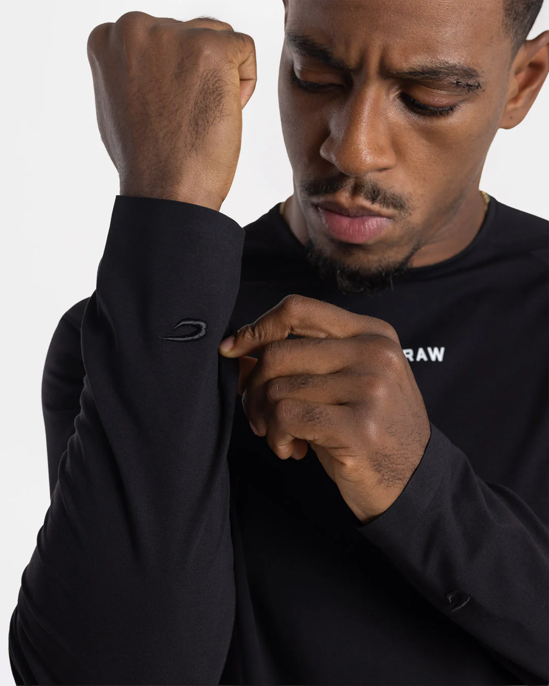 Carter Long Sleeve T-Shirt - Black - Image 11