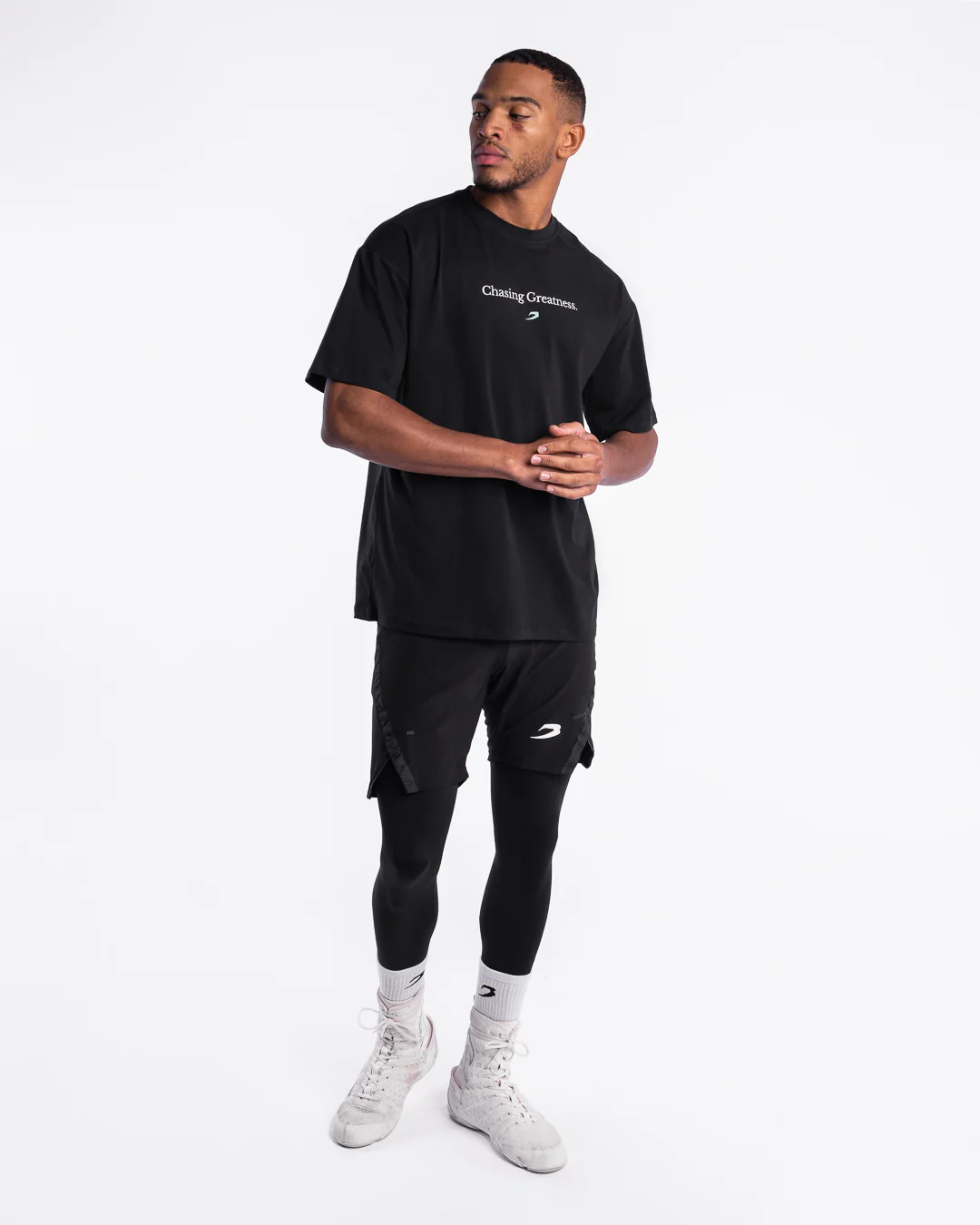 Chasing Greatness Oversized T-Shirt - Black - Image 7