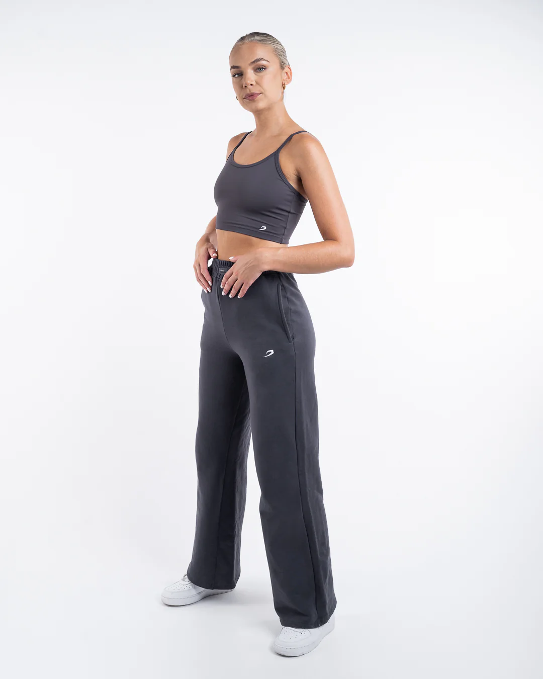 Essentials Tank Bralette - Charcoal - Image 7