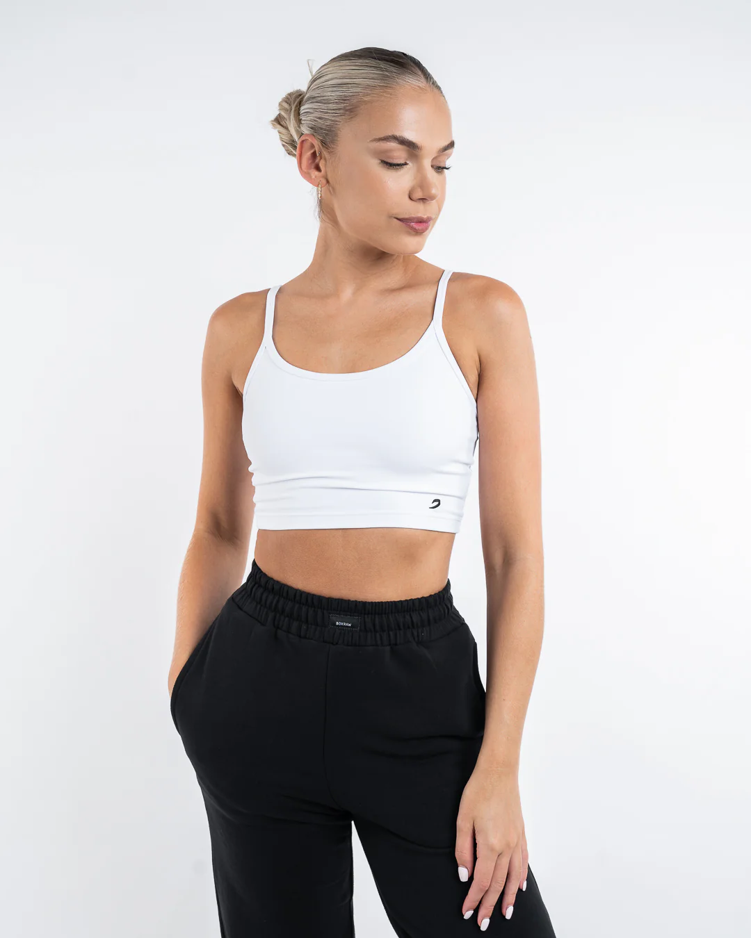 Essentials Tank Bralette - White - Image 3