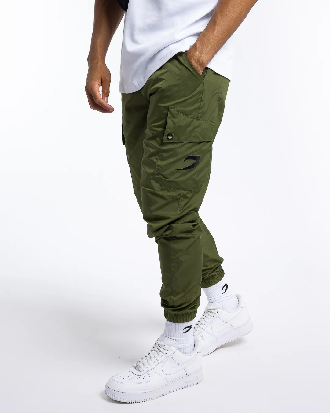 Dundee Cargo Pants - Olive - Image 6