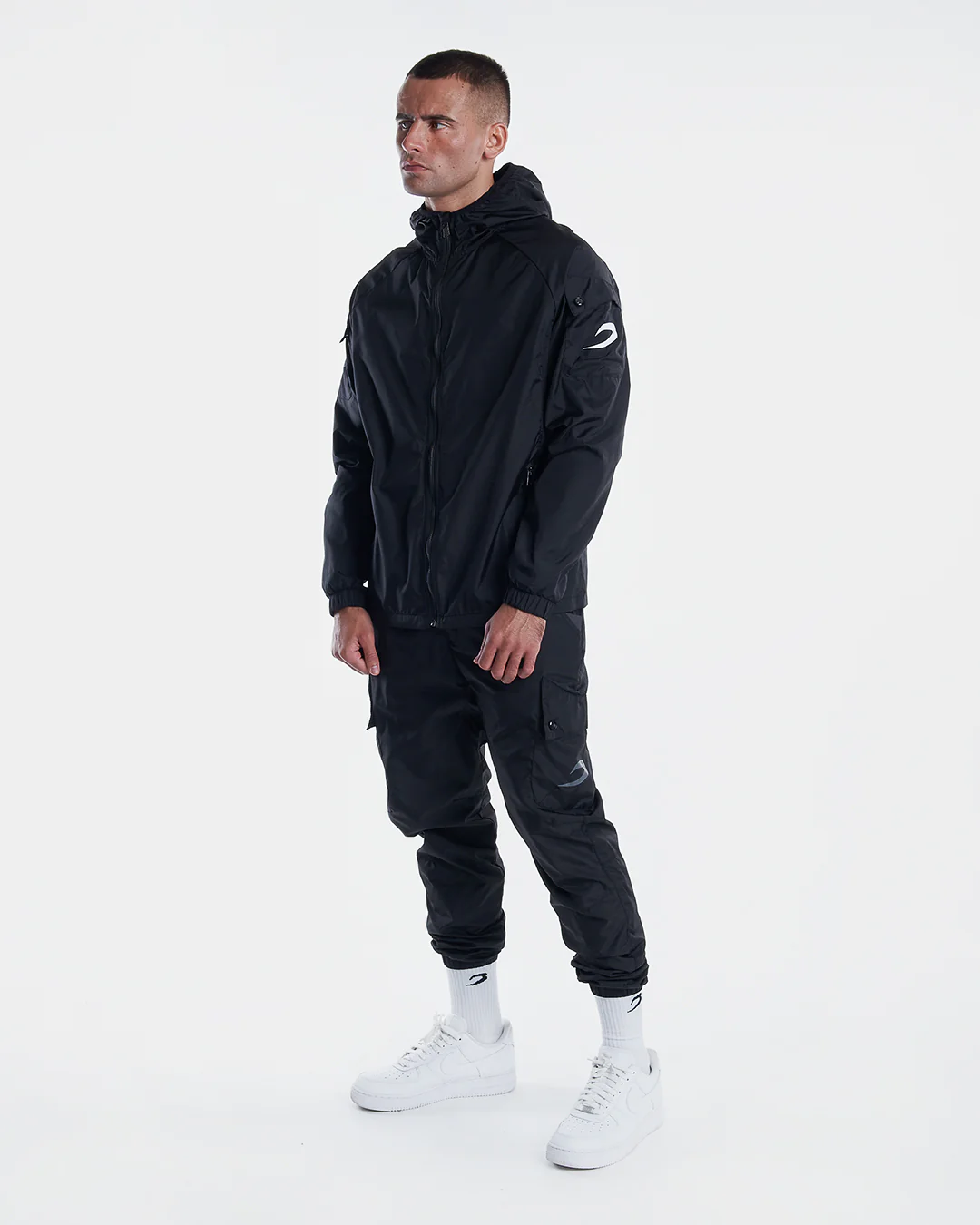 Dundee Windbreaker Jacket - Black - Image 14