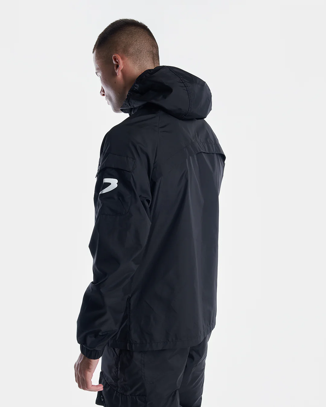 Dundee Windbreaker Jacket - Black - Image 6