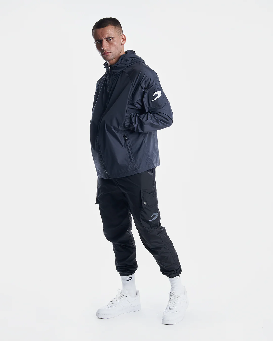 Dundee Windbreaker Jacket - Charcoal - Image 14