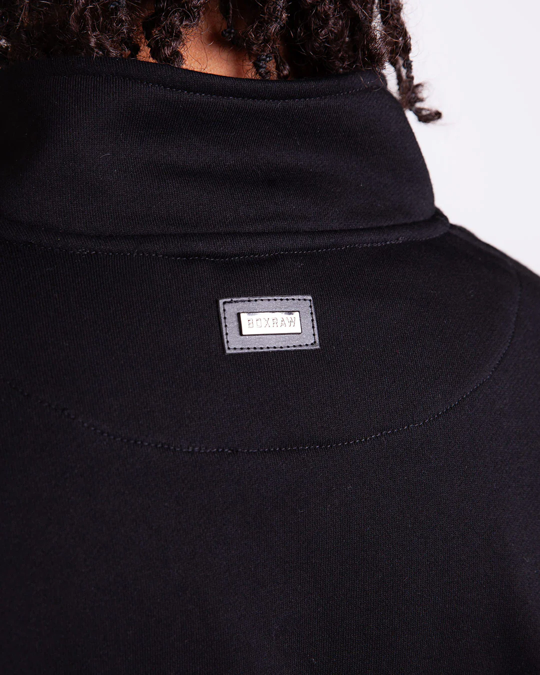 East Street 1/4 Zip - Black - Image 9