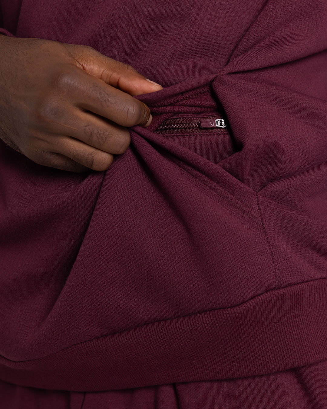 East Street Hoodie - Burgundy - Image 8