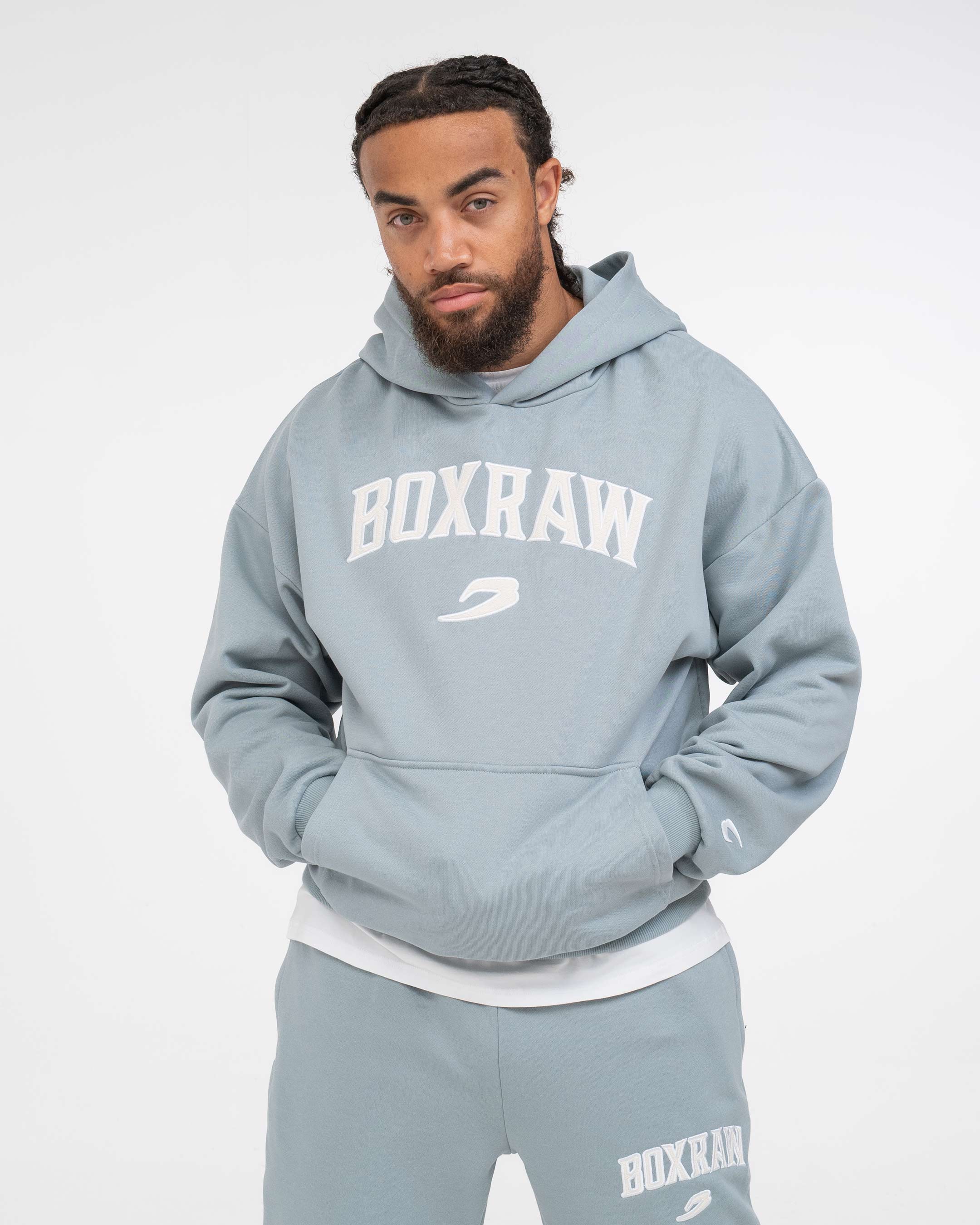 East Street Hoodie - Powder Blue - Image 4
