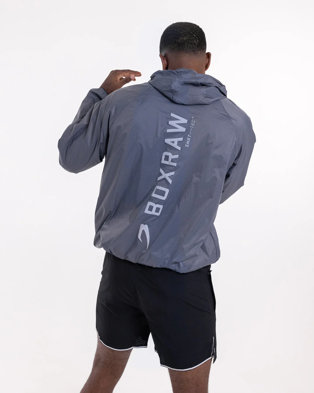 Genaro Zip Up Windbreaker - Charcoal - Image 6
