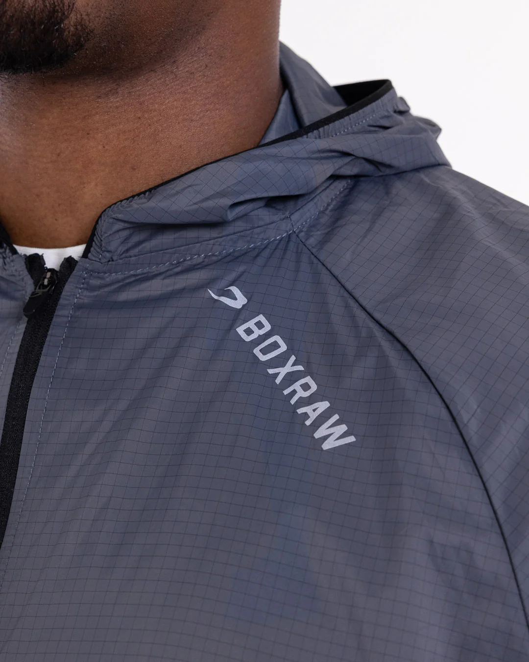 Genaro Zip Up Windbreaker - Charcoal - Image 7