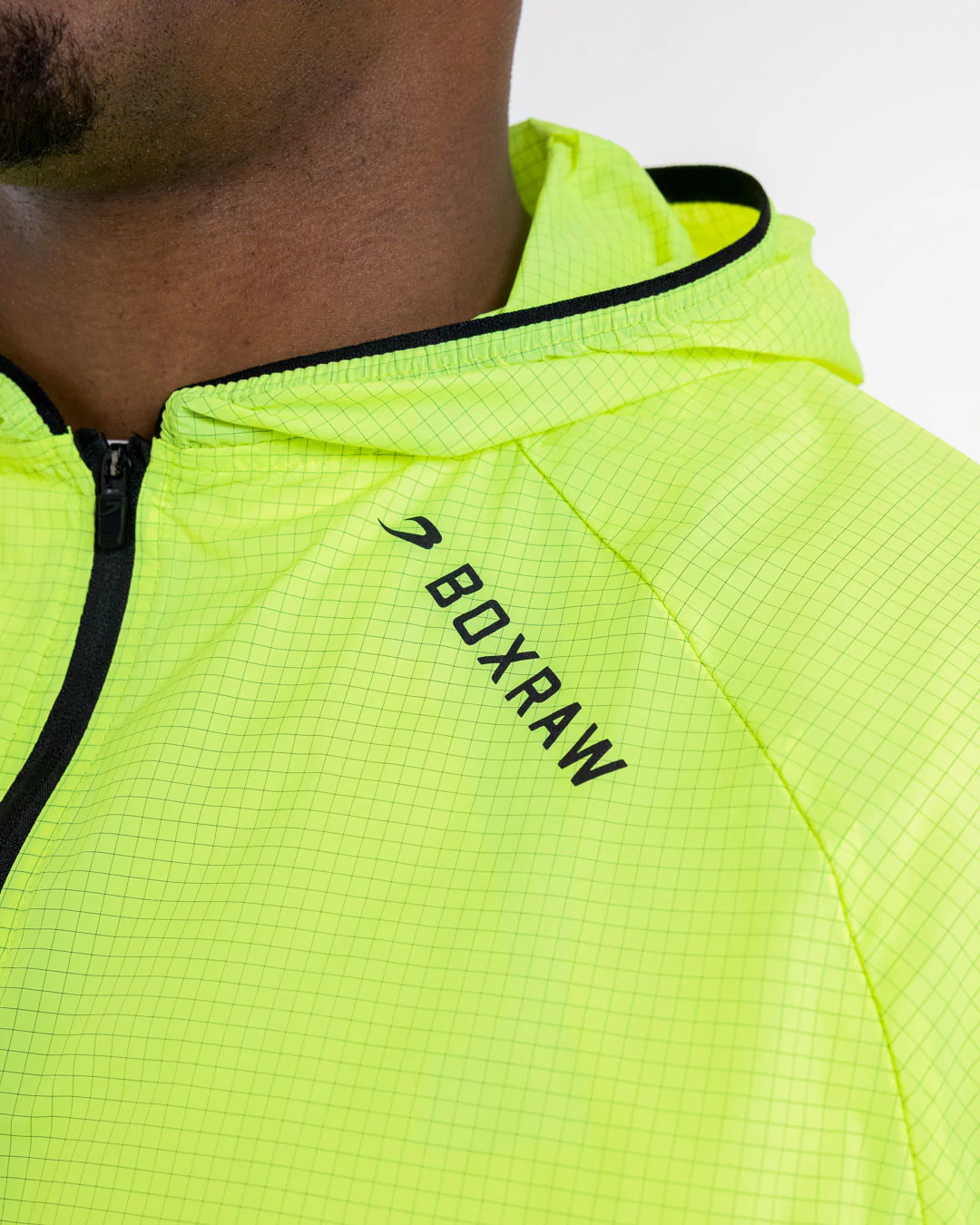 Genaro Zip Up Windbreaker - Neon Yellow - Image 6