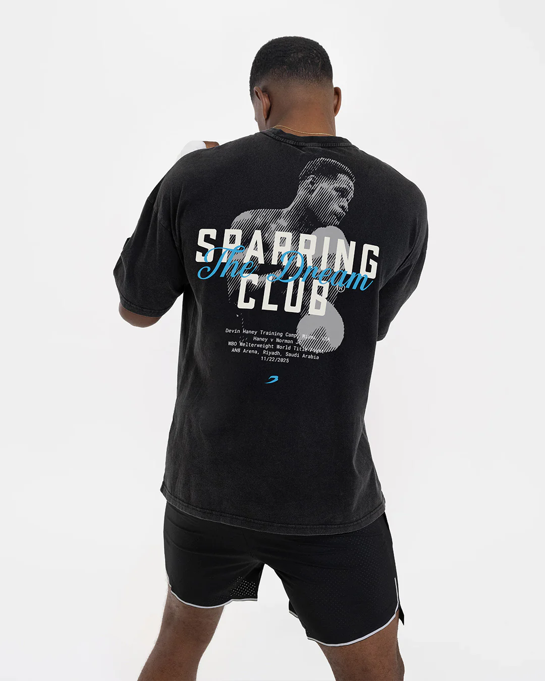Haney x Sparring Club Oversized T-Shirt (Ltd. Edition) - Washed Black - Image 5