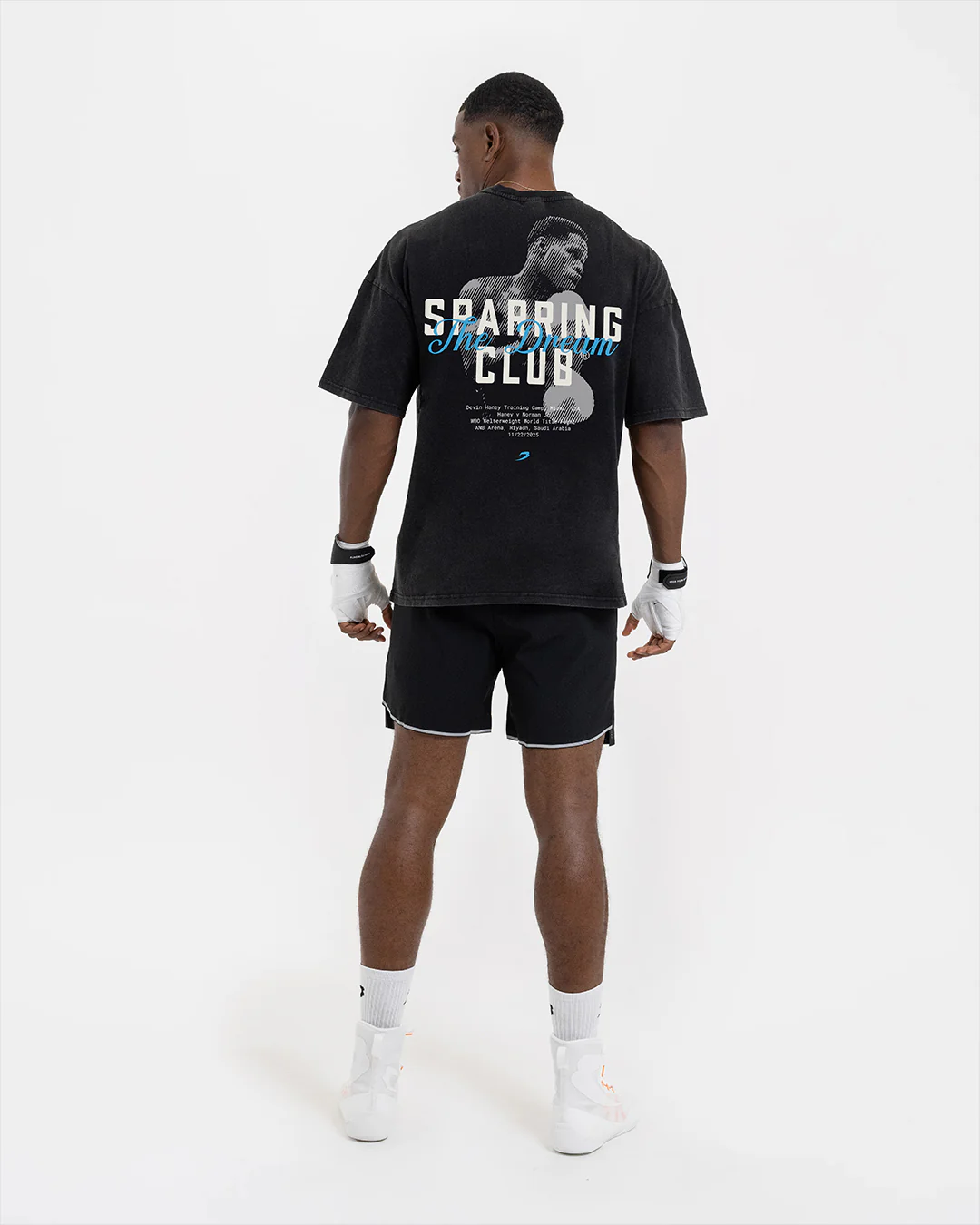 Haney x Sparring Club Oversized T-Shirt (Ltd. Edition) - Washed Black - Image 9