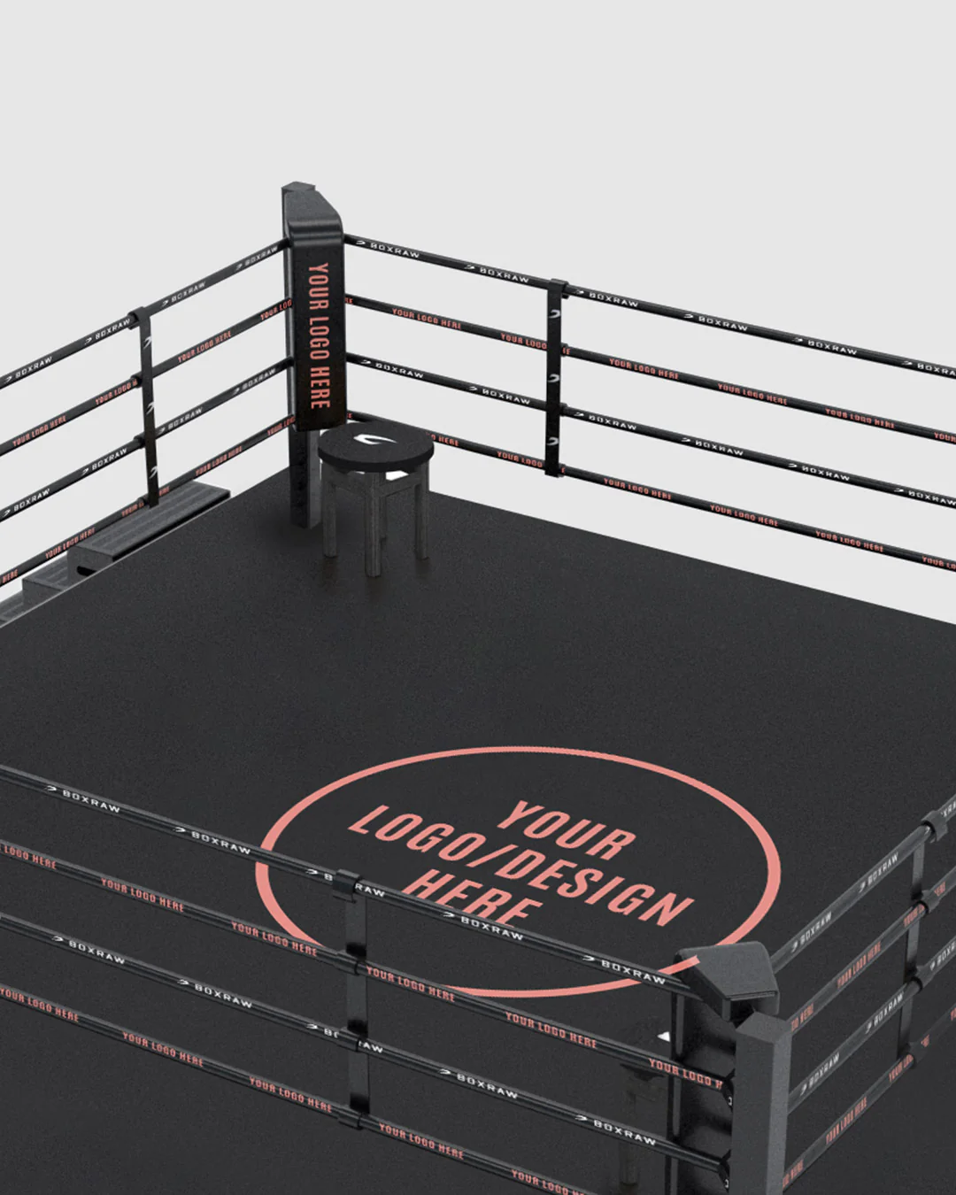BOXRAW 36" Competition Boxing Ring - Custom Design - Image 2
