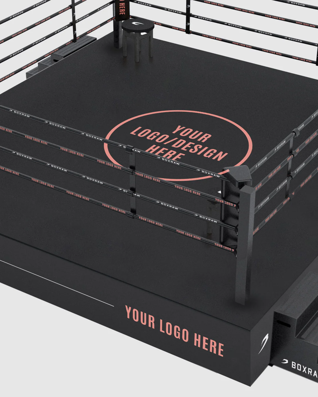 BOXRAW 36" Competition Boxing Ring - Custom Design - Image 4