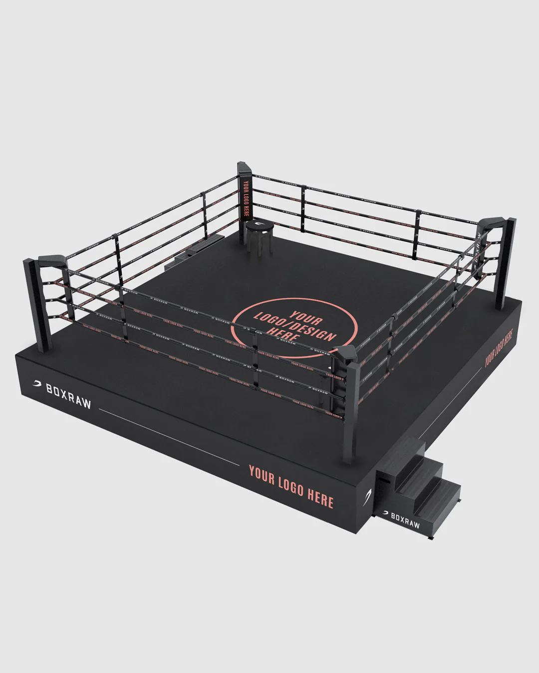 BOXRAW 36" Competition Boxing Ring - Custom Design - Image 5