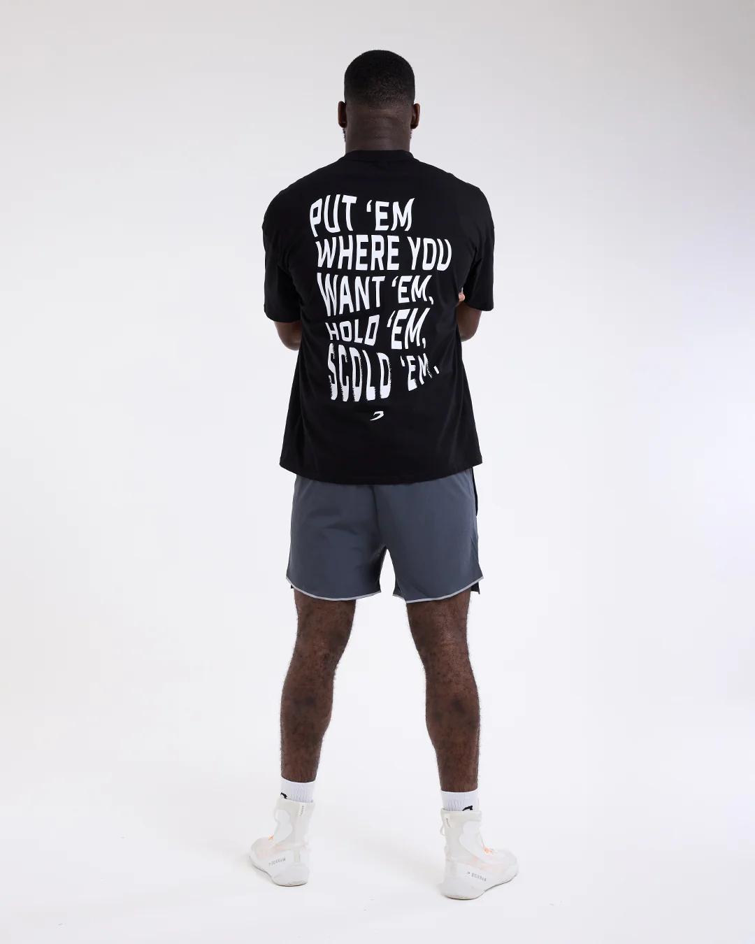 Hold 'Em Scold 'Em Oversized T-Shirt - Black - Image 3