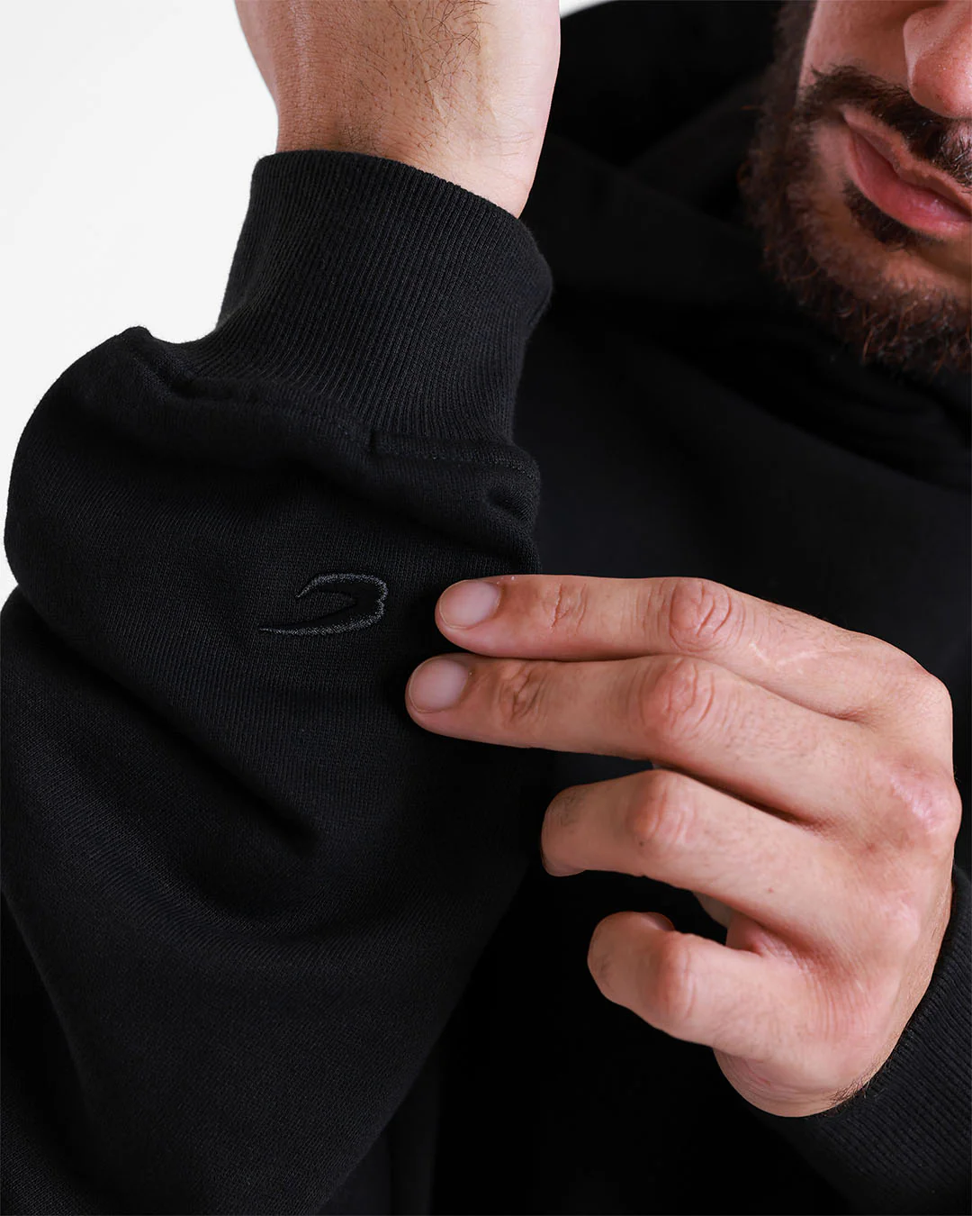 Hook Right Goodnight Oversized Hoodie - Black - Image 7