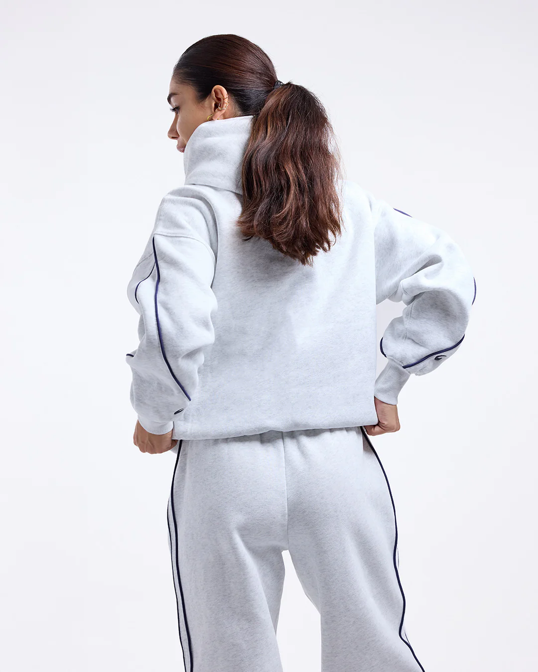 JoAnn Hoodie - Grey Marl - Image 6