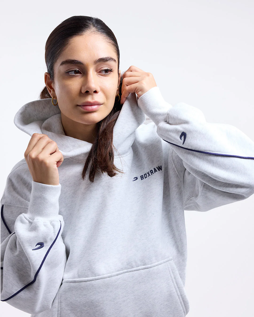 JoAnn Hoodie - Grey Marl - Image 8