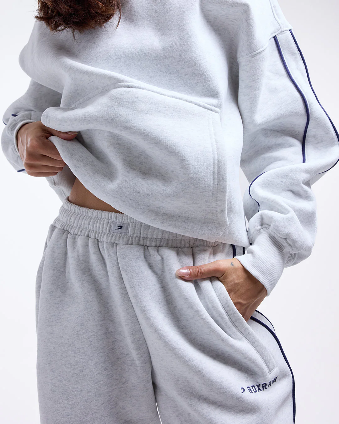 JoAnn Straight Leg Bottoms - Grey Marl - Image 6