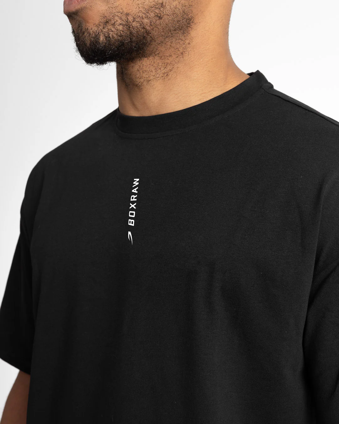 Lineal Oversized T-Shirt - Black - Image 7