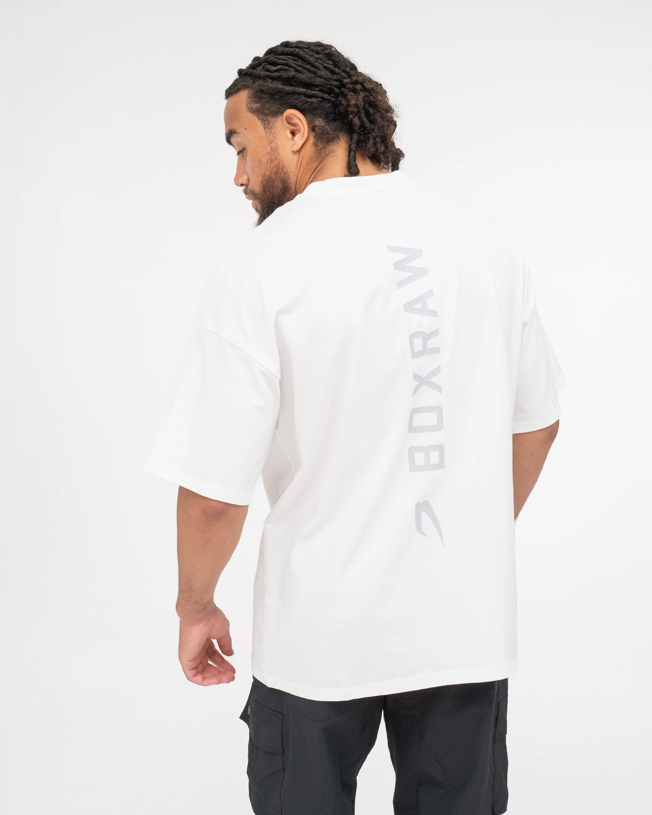 Lineal Oversized T-Shirt - White