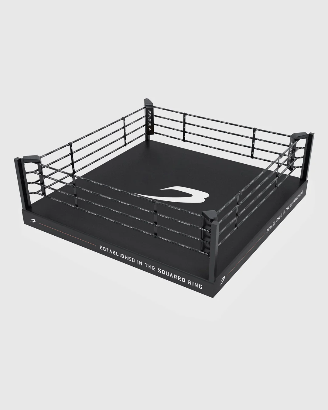 BOXRAW 12" Pro Training Boxing Ring - Black/Classic - Image 5