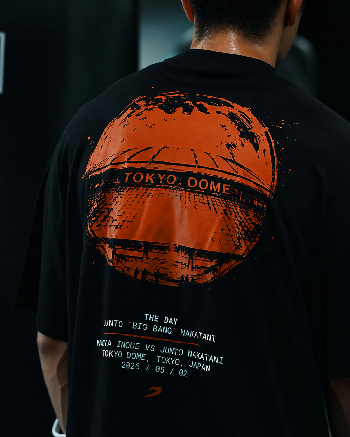 LTD. Edition Nakatani 'The Day' Fight Oversized T-Shirt - Black - Image 3