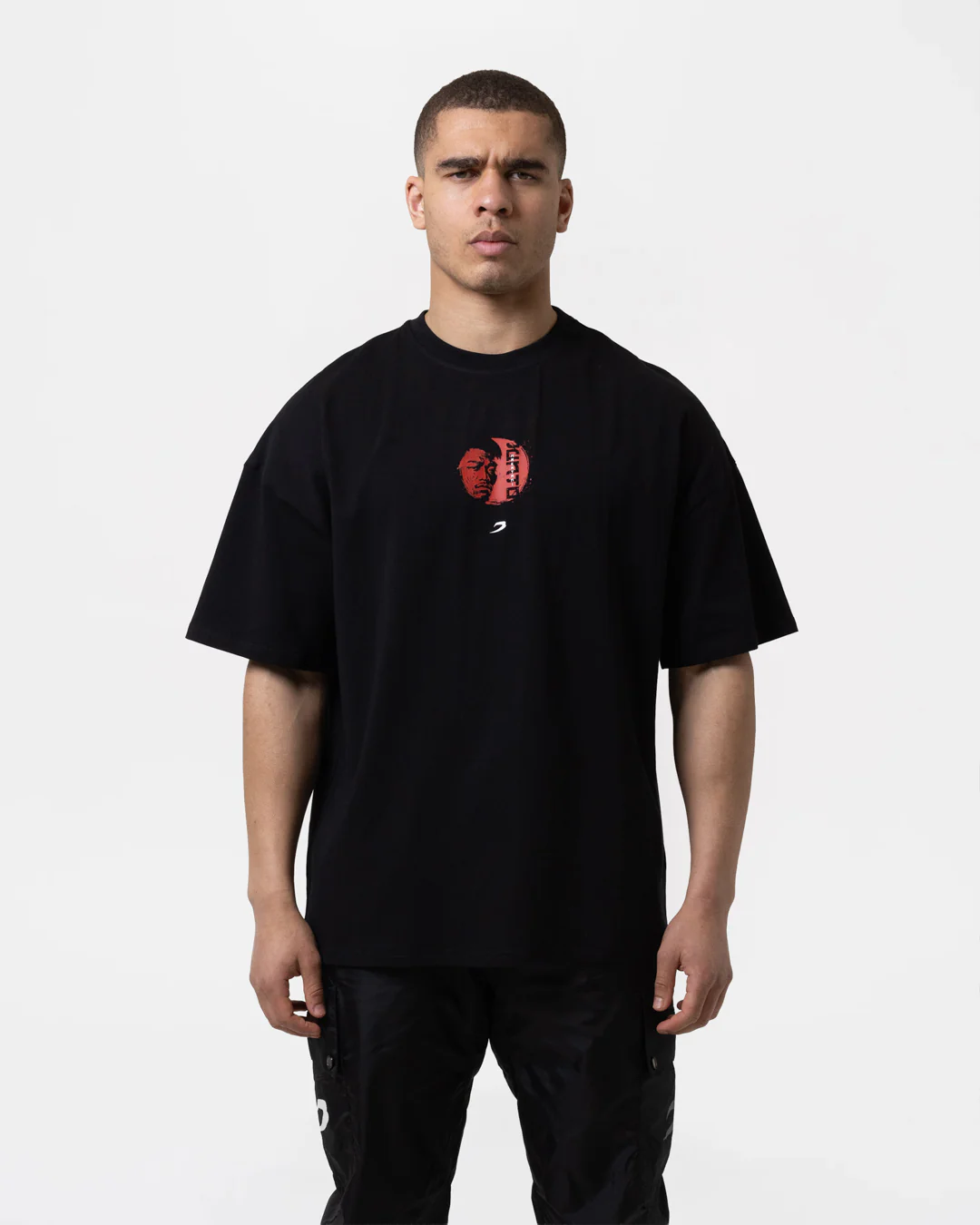 LTD. Edition Nakatani 'The Day' Fight Oversized T-Shirt - Black - Image 5