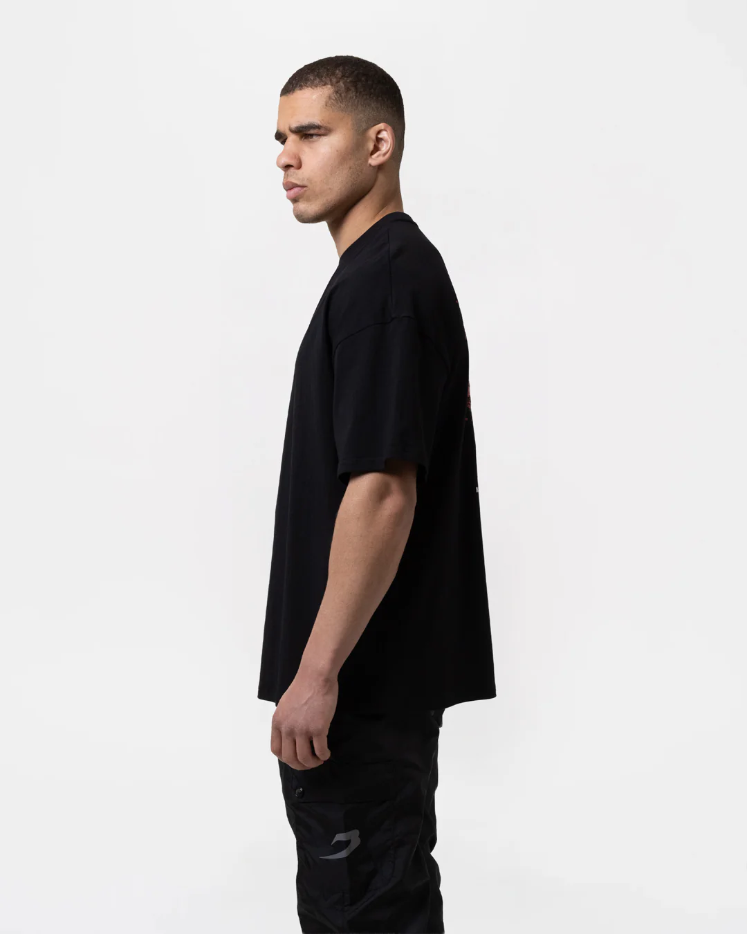LTD. Edition Nakatani 'The Day' Fight Oversized T-Shirt - Black - Image 6