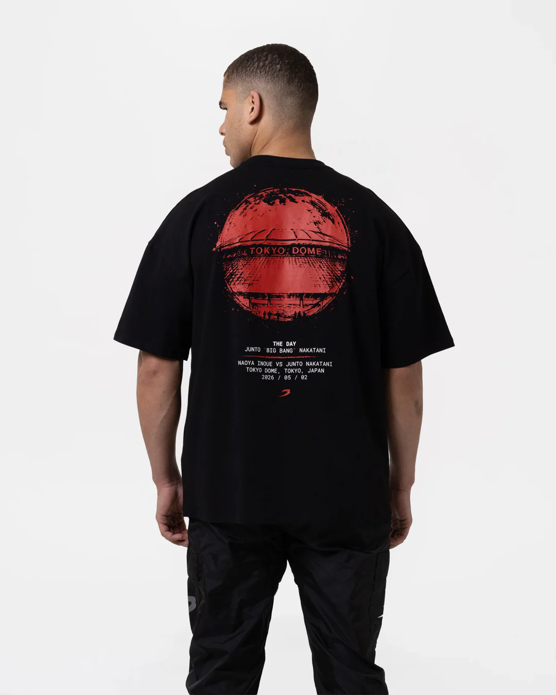 LTD. Edition Nakatani 'The Day' Fight Oversized T-Shirt - Black - Image 7