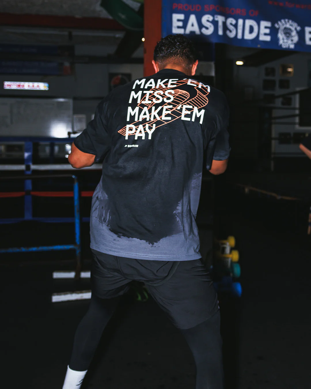Make 'Em Miss Oversized T-Shirt - Charcoal - Image 3