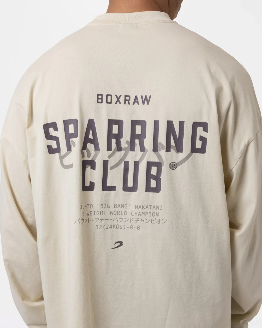 Nakatani x Sparring Club Long Sleeve T-Shirt - Washed Beige - Image 8