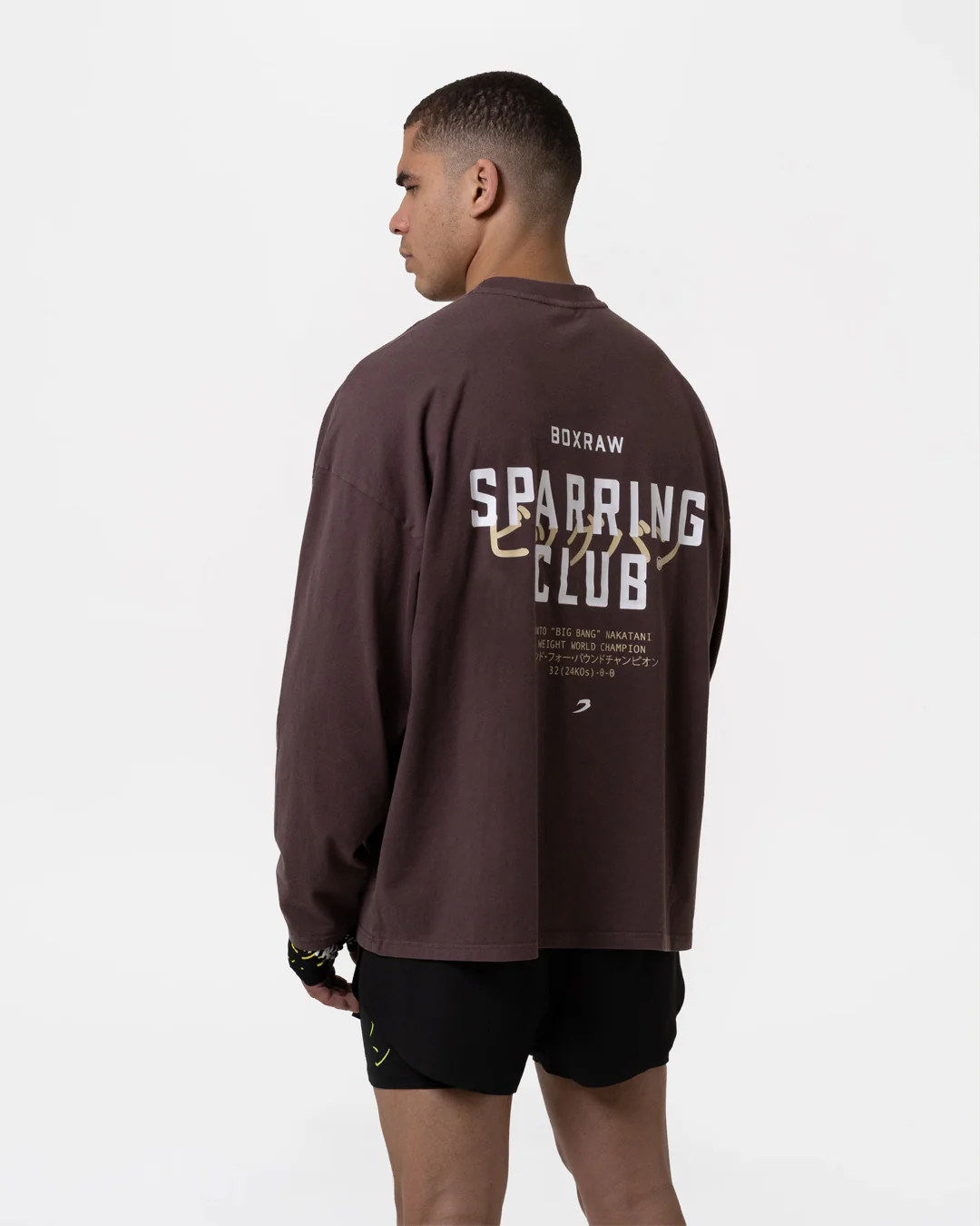 Nakatani x Sparring Club Long Sleeve T-Shirt - Washed Brown