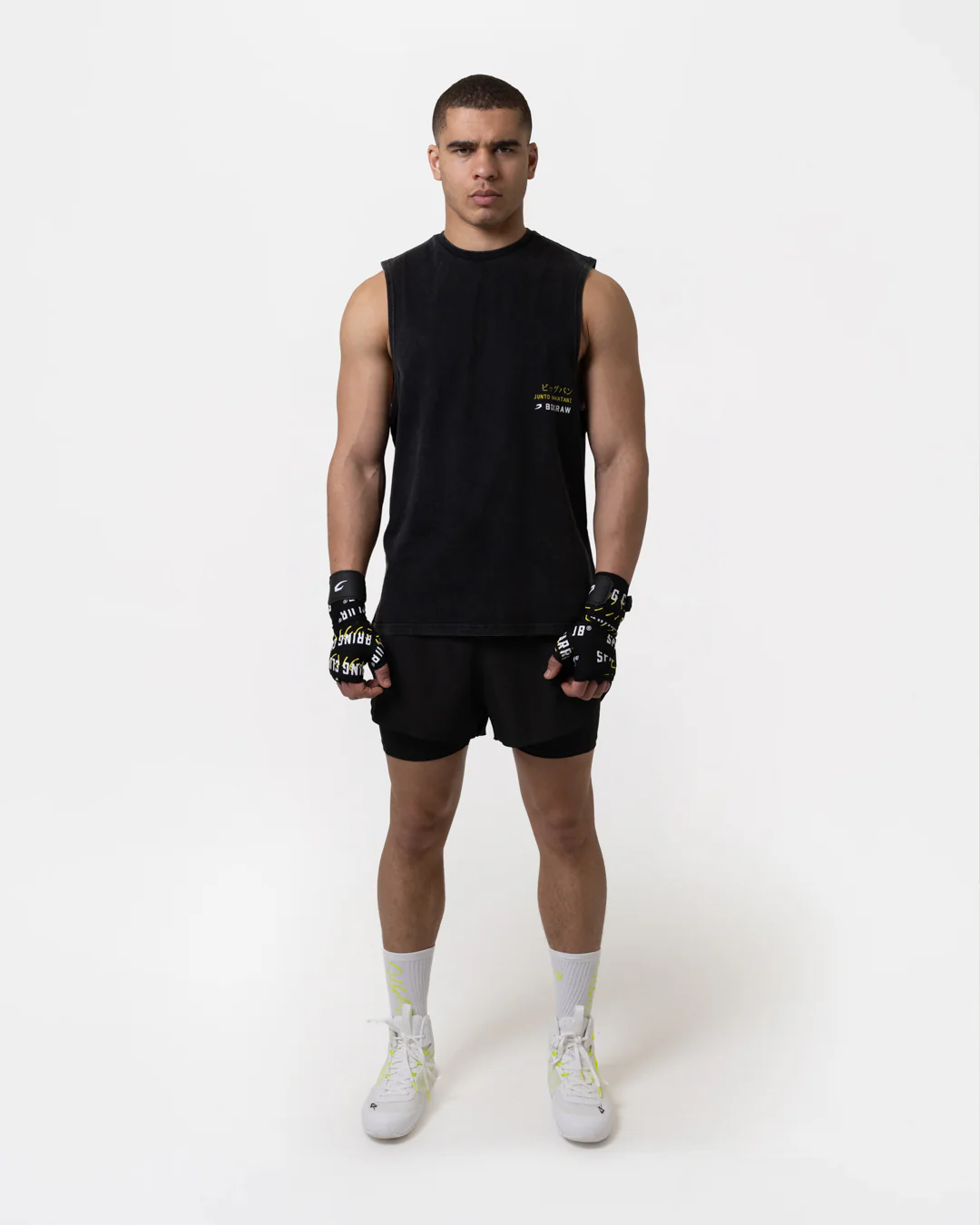 Nakatani x Sparring Club Muscle Tank - Washed Black - Image 2