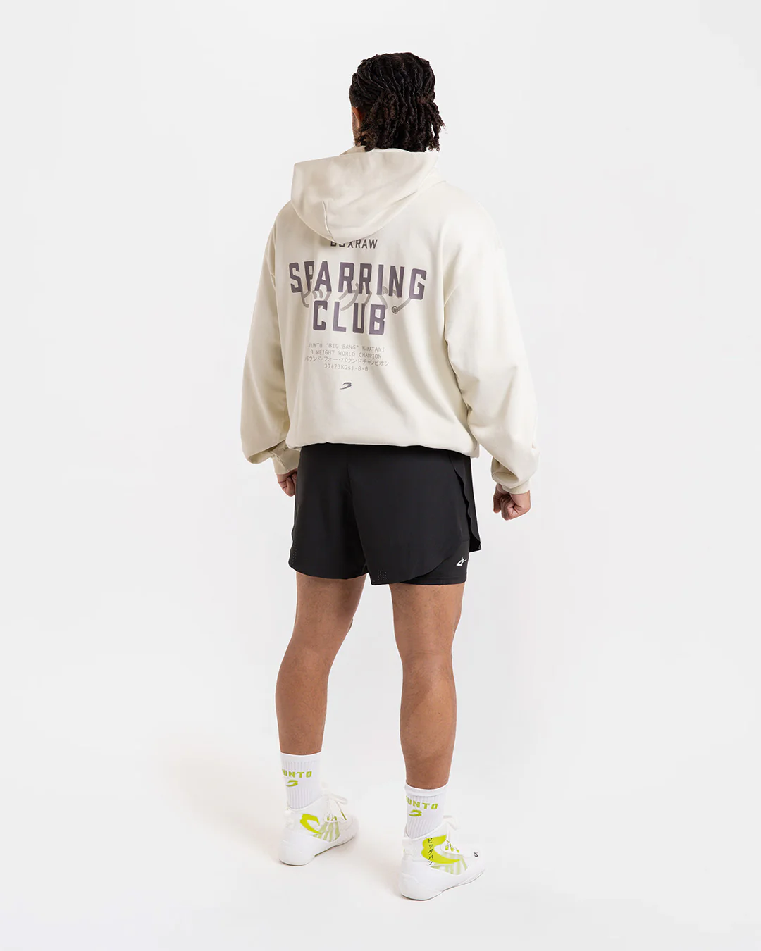 Nakatani x Sparring Club Oversized Hoodie - Washed Beige - Image 10
