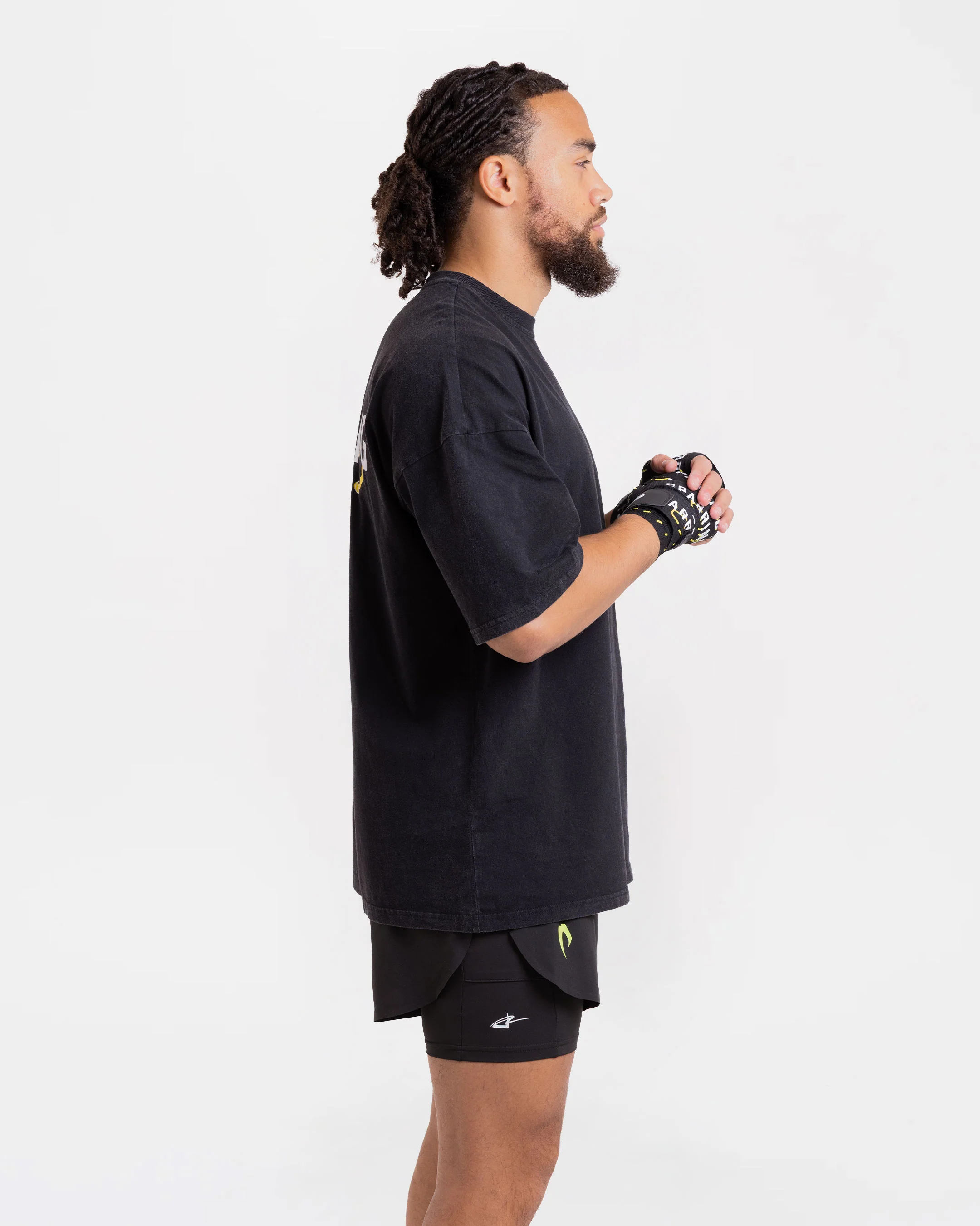 Nakatani x Sparring Club Oversized T-Shirt - Washed Black - Image 7