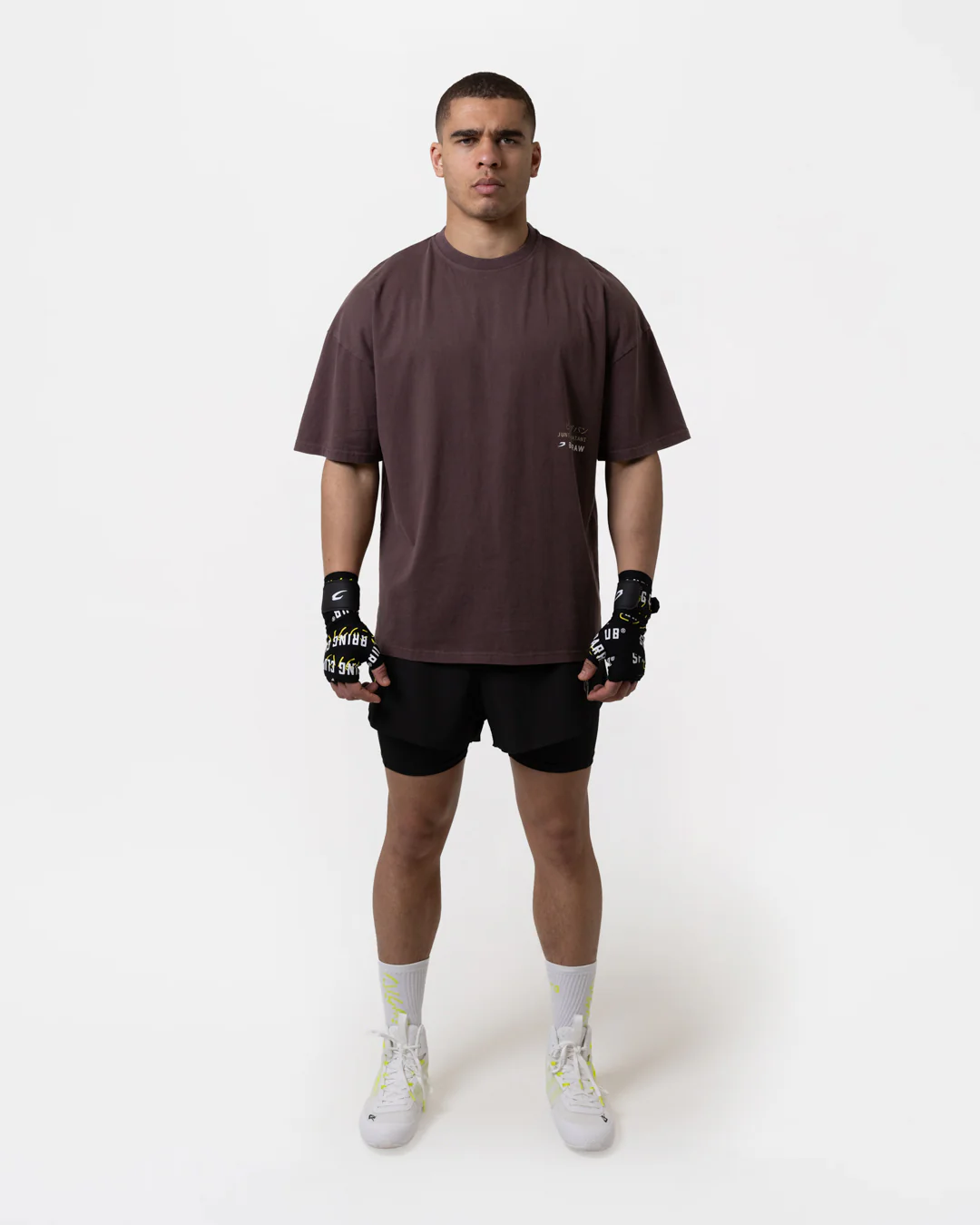 Nakatani x Sparring Club Oversized T-Shirt - Washed Brown - Image 2
