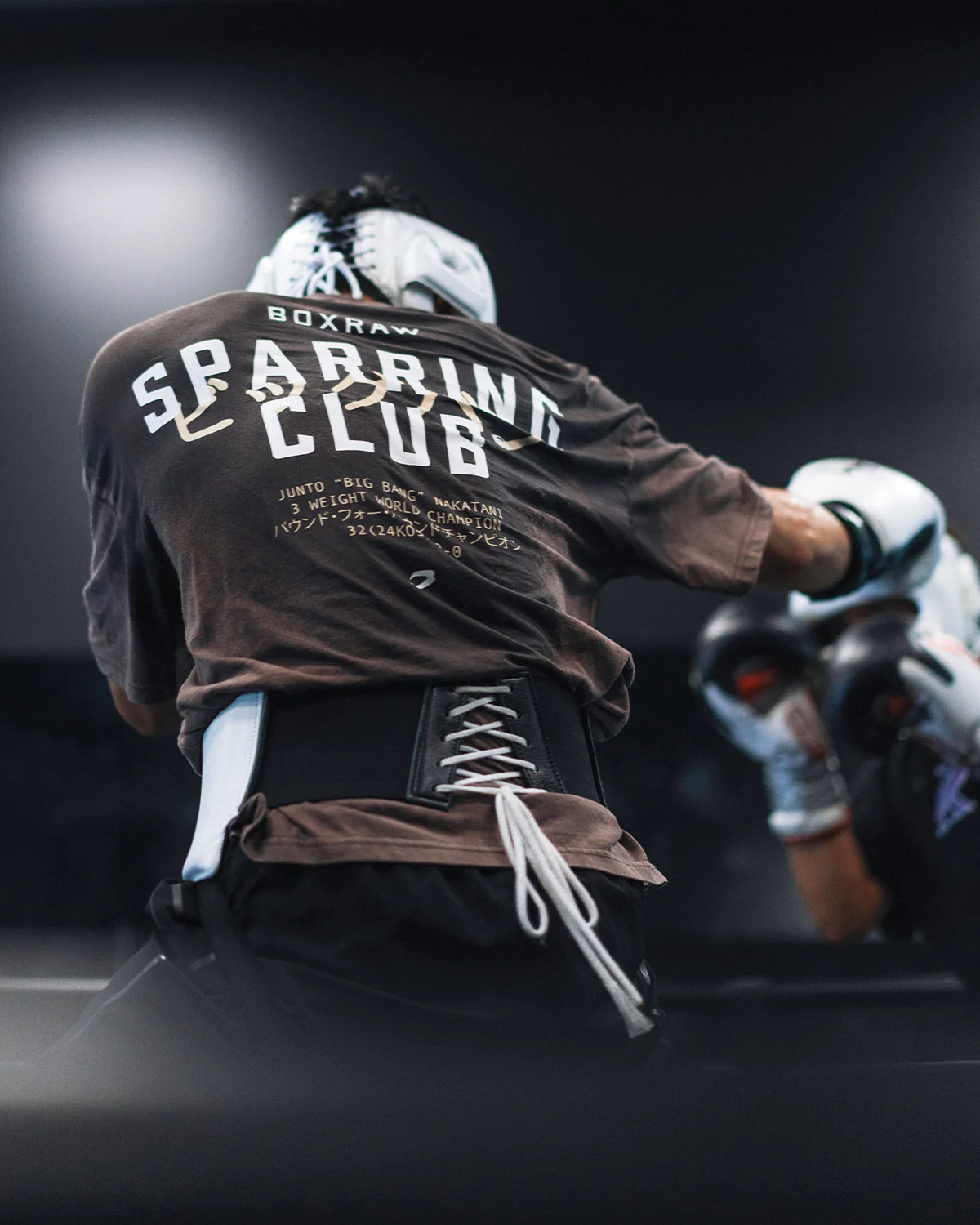 Nakatani x Sparring Club Oversized T-Shirt - Washed Brown - Image 3