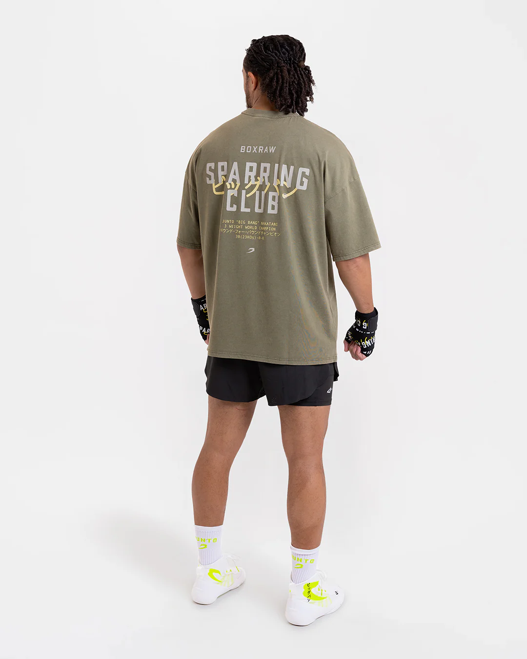 Nakatani x Sparring Club Oversized T-Shirt - Washed Olive - Image 10