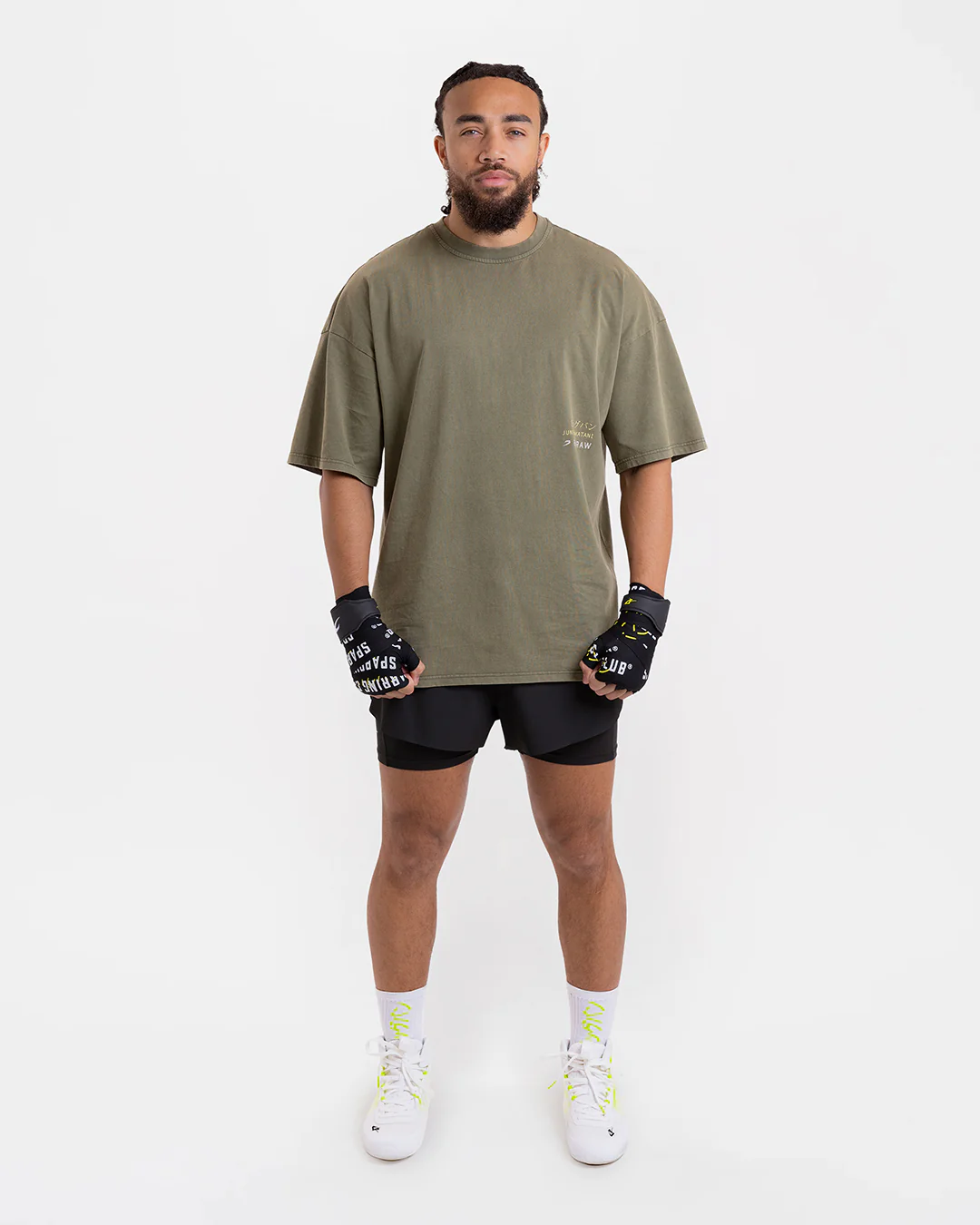 Nakatani x Sparring Club Oversized T-Shirt - Washed Olive - Image 11