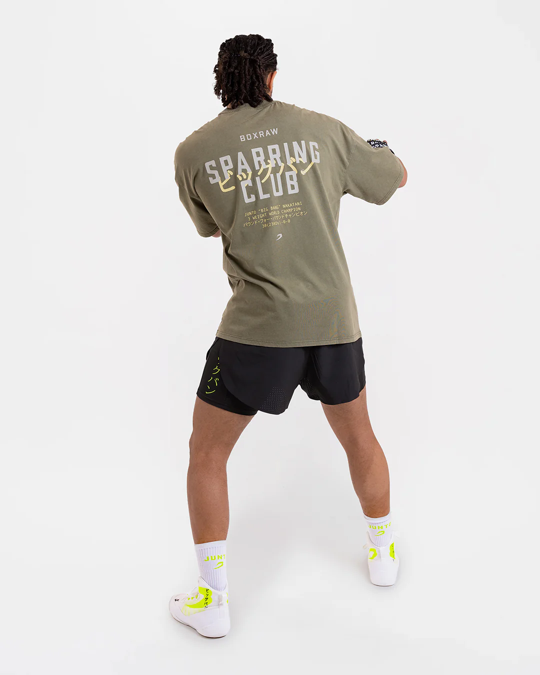 Nakatani x Sparring Club Oversized T-Shirt - Washed Olive - Image 5